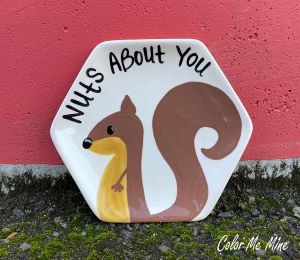 Red Deer Squirrel Plate
