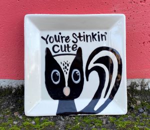 Red Deer Skunk Plate