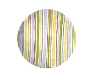 Red Deer Striped Fall Plate