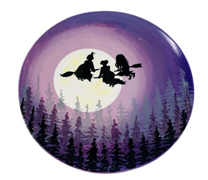 Red Deer Kooky Witches Plate