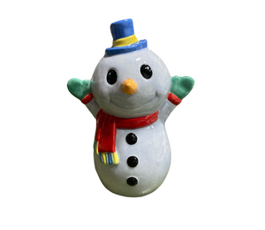 Red Deer North Pole Snowman 