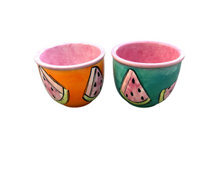 Red Deer Melon Bowls