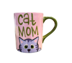Red Deer Cat Mom Mug
