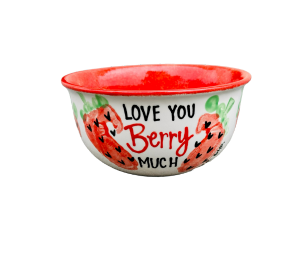 Red Deer Berry Love Bowl