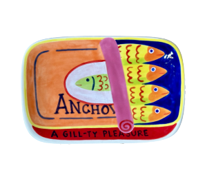 Red Deer Anchovies App Plate