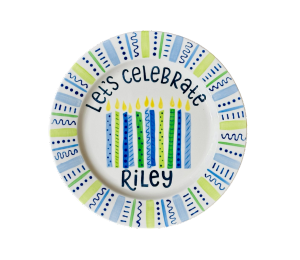 Red Deer Let's Celebrate Plate
